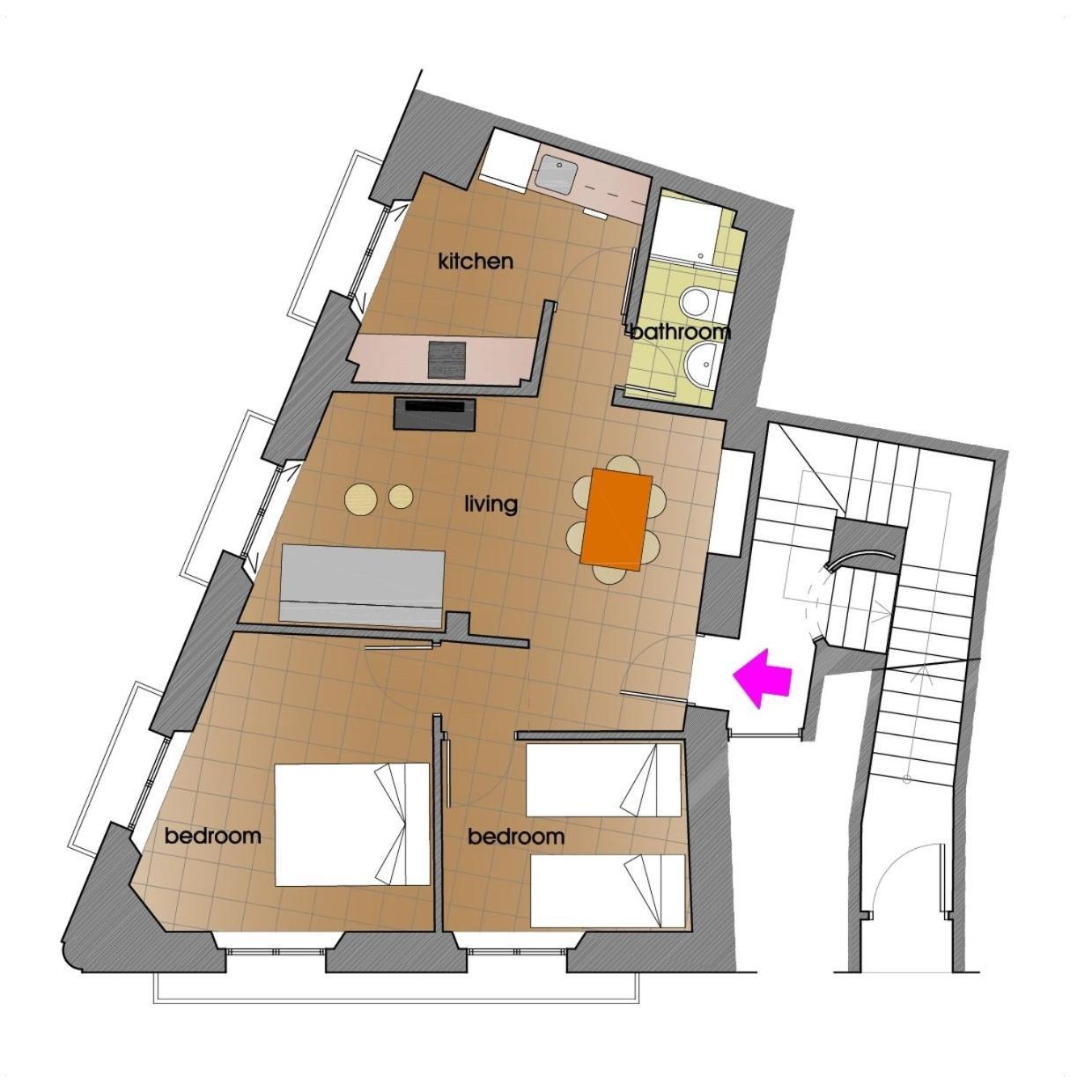 Homeyseville- Bright Apartment At Santa Cruz 6 Pax, Parking Optional المظهر الخارجي الصورة